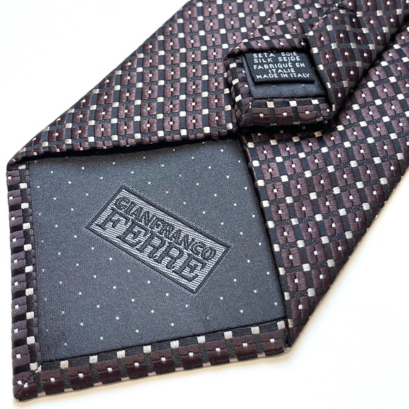 Gianfranco Ferre Mens 100% Silk Tie Made In Italy - Picture 3 of 7